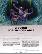 A Dozen Goblins and Orcs