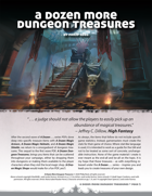 A Dozen More Dungeon Treasures
