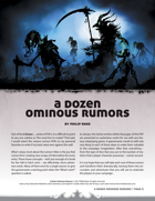 A Dozen Ominous Rumors