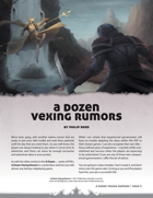 A Dozen Vexing Rumors