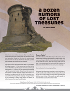 A Dozen Rumors of Lost Treasures
