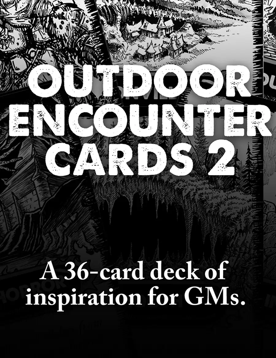 Cover of Outdoor Encounter Cards 2
