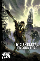 D12 Skeletal Encounters, A Third-Party Mörk Borg Folder