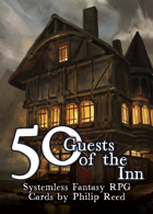50 Guests of the Inn, Systemless Fantasy RPG Cards