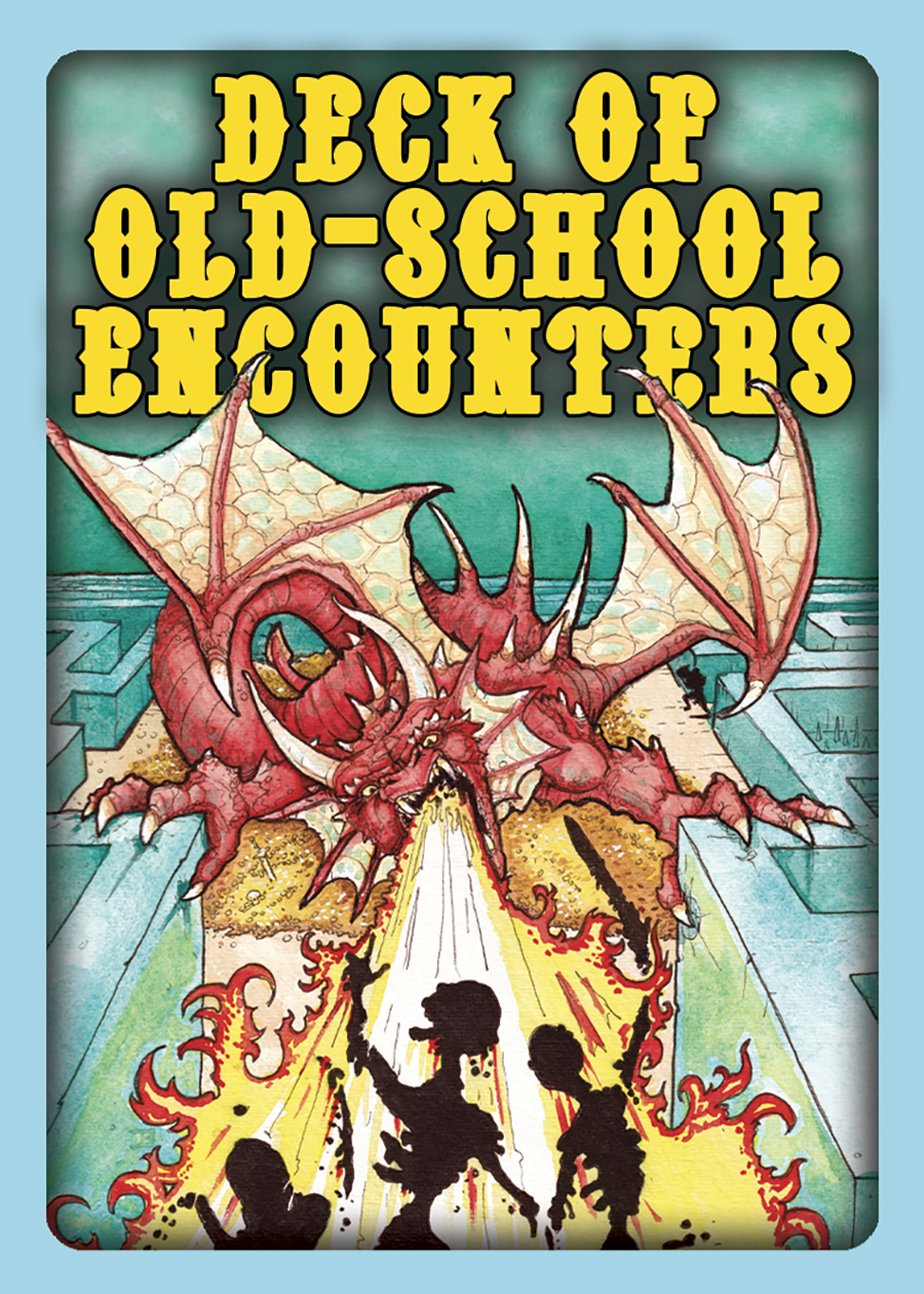 Deck of Old-School Encounters, Systemless Fantasy RPG Cards