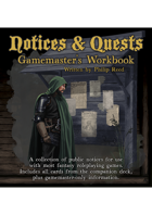 Notices & Quests, Gamemaster's Workbook, Systemless Fantasy RPG Support by Philip Reed