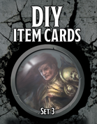 DIY Item Cards Set 3, Systemless Fantasy RPG Cards by Philip Reed