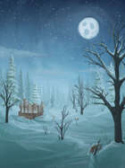 Stock Art - Winter Witch's Hut
