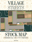 Village Streets Stock Commercial Use Map