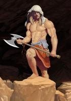 Barbarian - Full Page - Stock Art