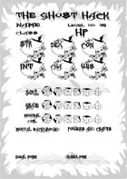 The Ghost Hack character sheet