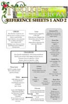 Through The Hedgerow Reference Sheets 1-2