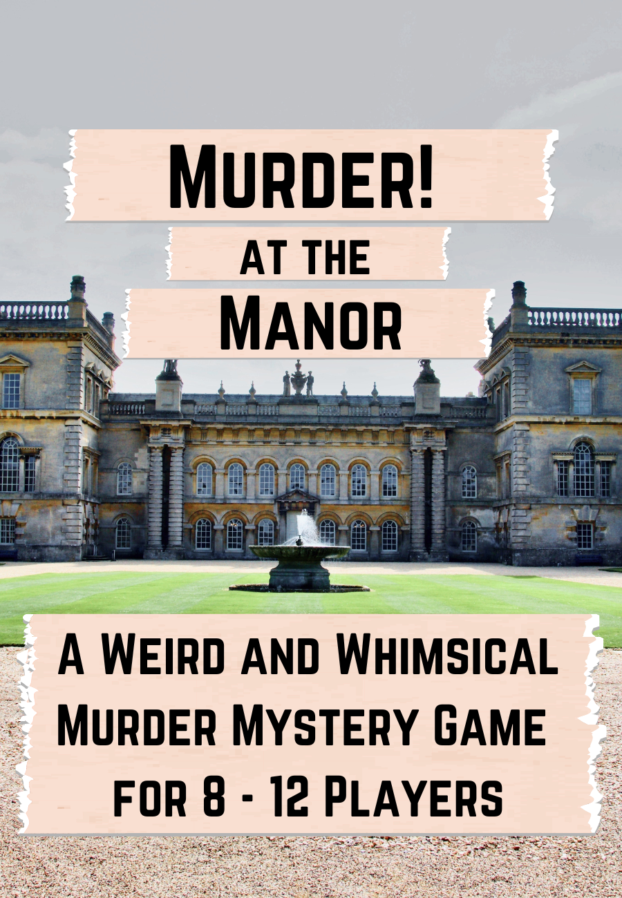 Murder! At the Manor A Weird and Whimsical Murder Mystery Game for 8 - 12  Players - Bearded Rat Mysteries | DriveThruRPG