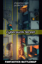 Cyberpunk Battlemap - Cyberpunk Dark Alley