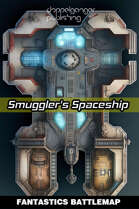 SpaceOpera Battlemap - Smugler Starship