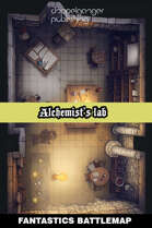 Fantasy Battlemap - Alchemist's lab