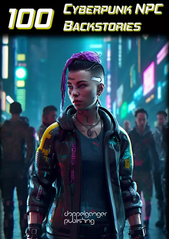 Cover of 100 Cyberpunk NPC Backstories