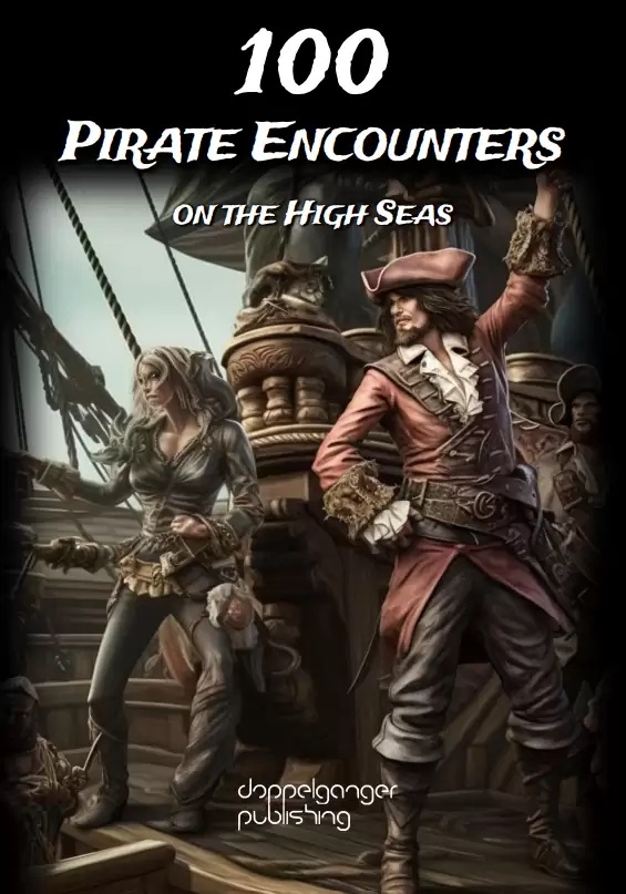 Cover of 100 Pirate RPG Encounters on the High Seas