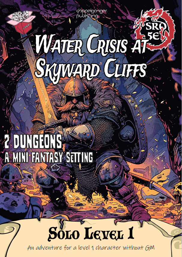 Water crisis at Skyward Cliffs - dnd solo adventure module