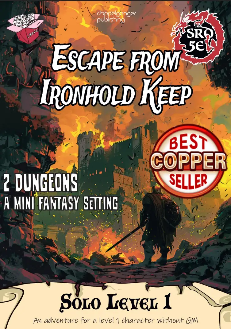 Escape from Ironhold Keep: A solo 5e module