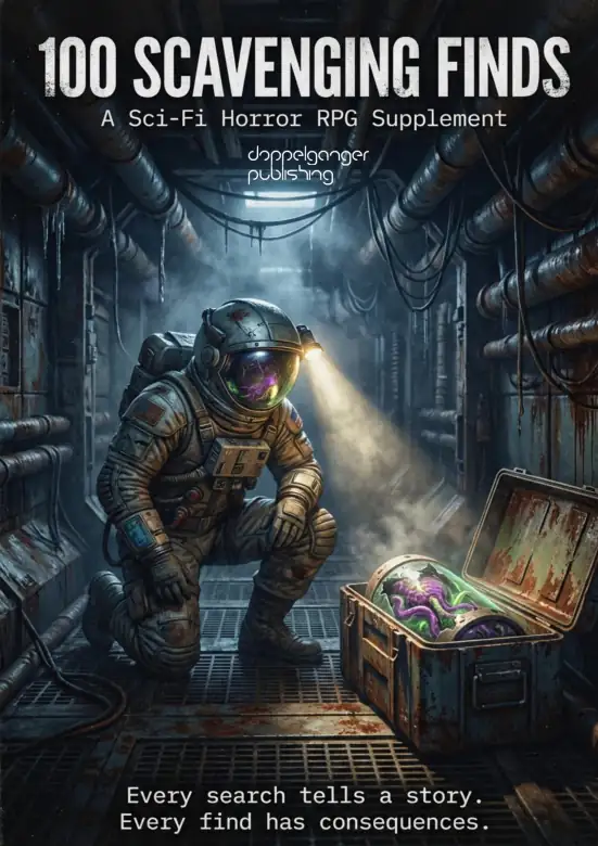 100 Scavenging Finds - a Sci-Fi Horror Rpg Supplement
