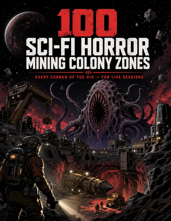 100 Sci-Fi Horror Mining Colony Zones