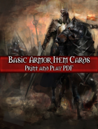 Basic Armor PnP Cards
