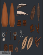 Boat Map Assets