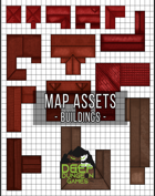 Red Building Map Assets
