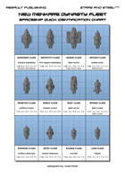 Stars and Steel miniatures - New Menkare Dynasty Fleet spaceships