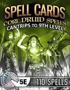 Spell Cards (5E) - Core Druid Set