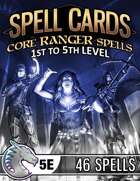 Spell Cards (5E) - Core Ranger Set