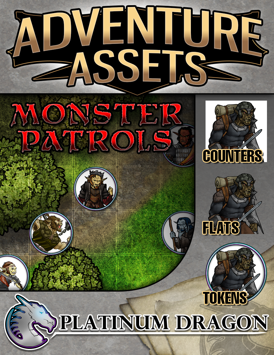 Adventure Assets - Monster Patrols - Platinum Dragon Productions ...