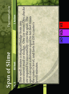 Span Of Slime - Custom Card