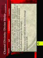 Channel Divinity: Divine Strike - Custom Card