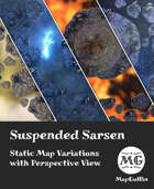 Suspended Sarsen - Static Map Variations with Perspective Views