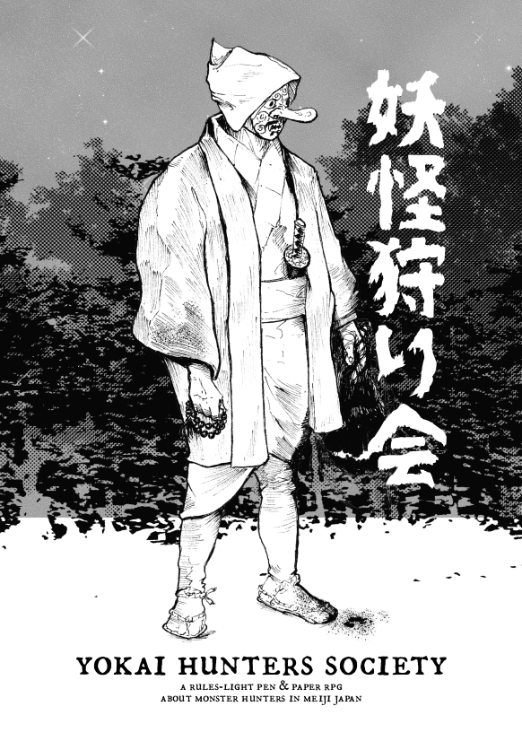 Yokai Hunters Society RPG zine
