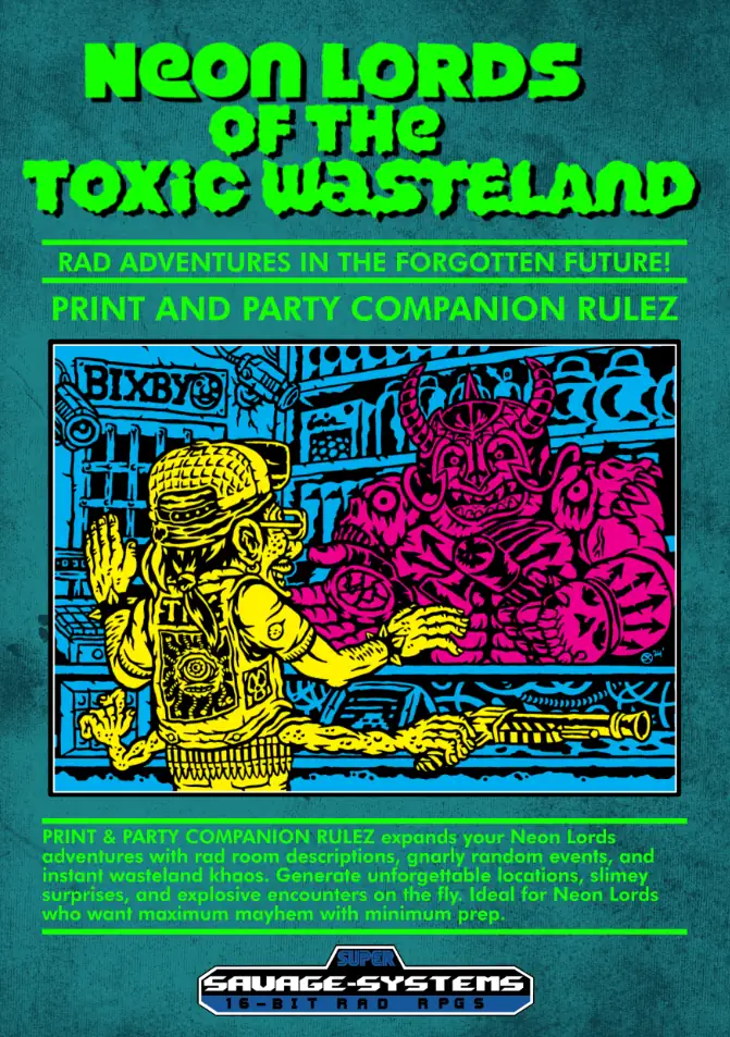 Print and Party Companion Rulez