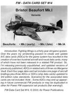 Fighting Wings ADC set #14, Beaufort Mk.I variants