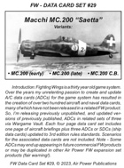 Fighting Wings ADC set #29, Macchi MC200 variants