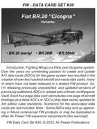 Fighting Wings ADC set #30, Fiat BR.20 variants