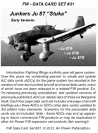 Fighting Wings ADC set #31, Early Ju 87 Stuka variants