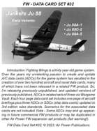 Fighting Wings ADC set #32, Early Ju 88A-1 variants