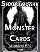 Monster Cards for Shadowdark RPG