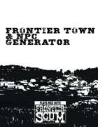 Frontier Town & NPC Generator