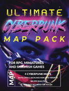 Ultimate Cyberpunk Map Pack Volume 1 - Augmentation Clinic, Office, Rooftops and Street[BUNDLE]