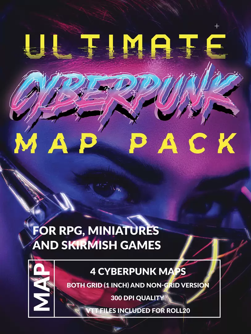 Ultimate Cyberpunk Map Pack Volume 1 - Augmentation Clinic, Office ...