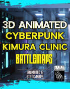 3D Cyberpunk Kimura Clinic Battlemap