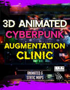 Animated Cyberpunk Augmentation Clinic