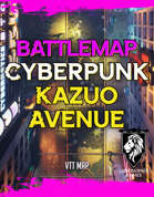 Cyberpunk Kazuo Avenue Static Map